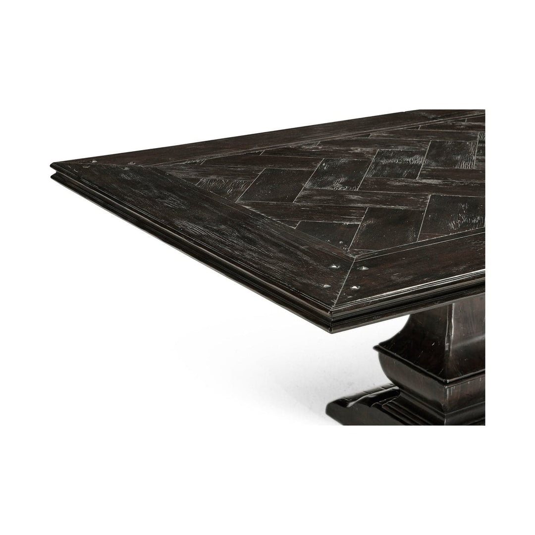 Extending Rectangular Dining Table in Dark Ale