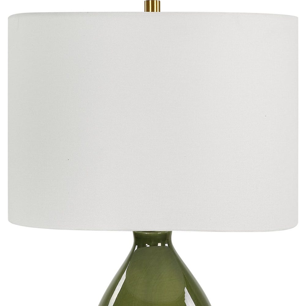Gourd Table Lamp - Green