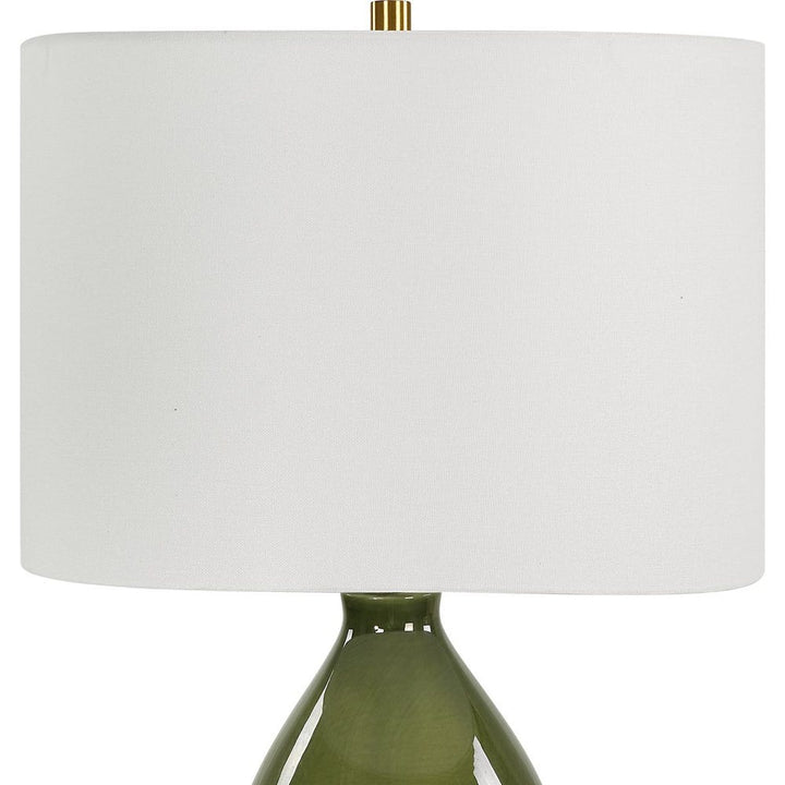 Gourd Table Lamp - Green