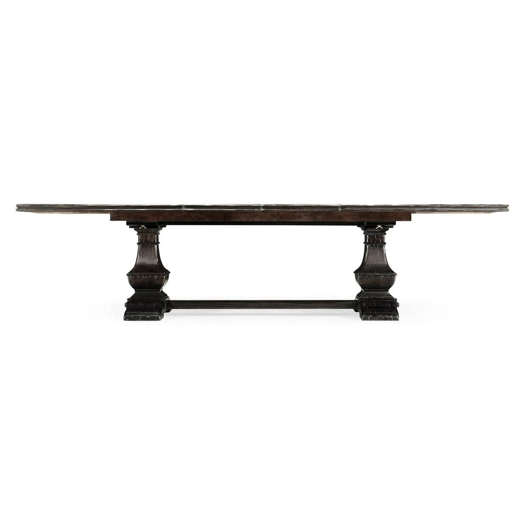 Extending Rectangular Dining Table in Dark Ale