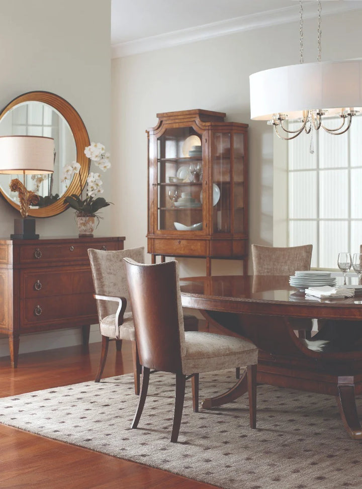 Contemporary Circular Recessed Mirror