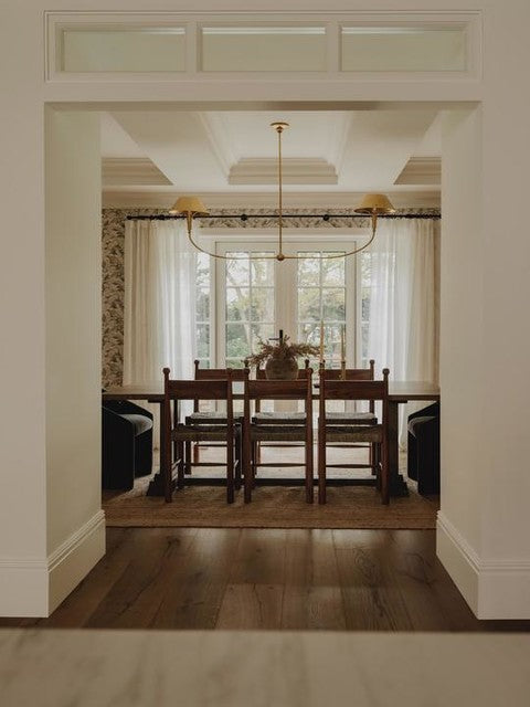Turlington XL Linear Chandelier in Hand-Rubbed Antique Brass
