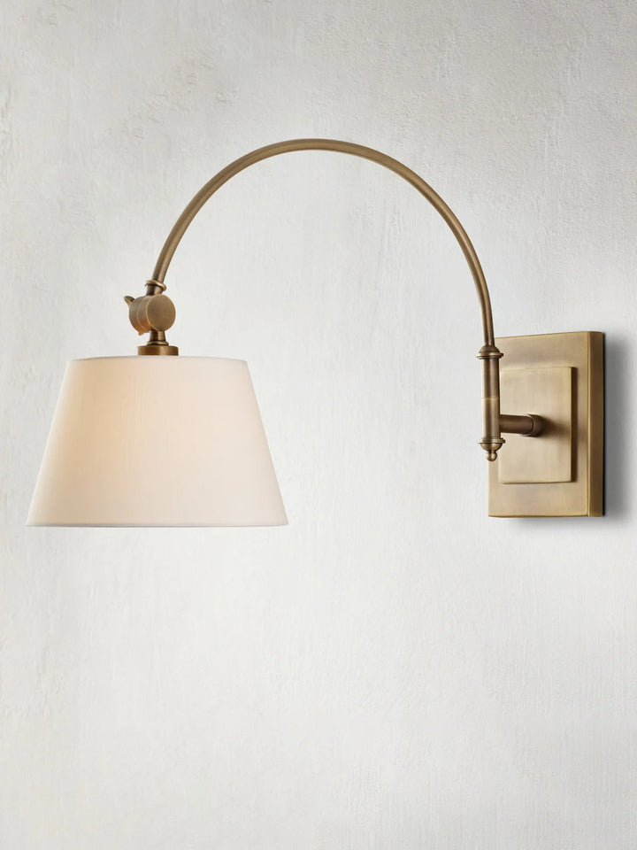 Ashby Brass Swing - Arm Wall Sconce