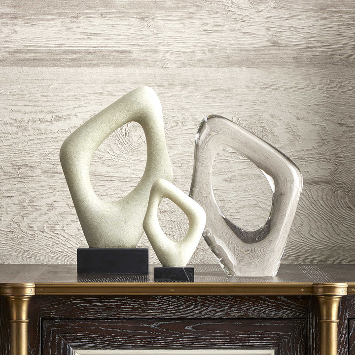 Stone Cavern Sculptures - Set of 2