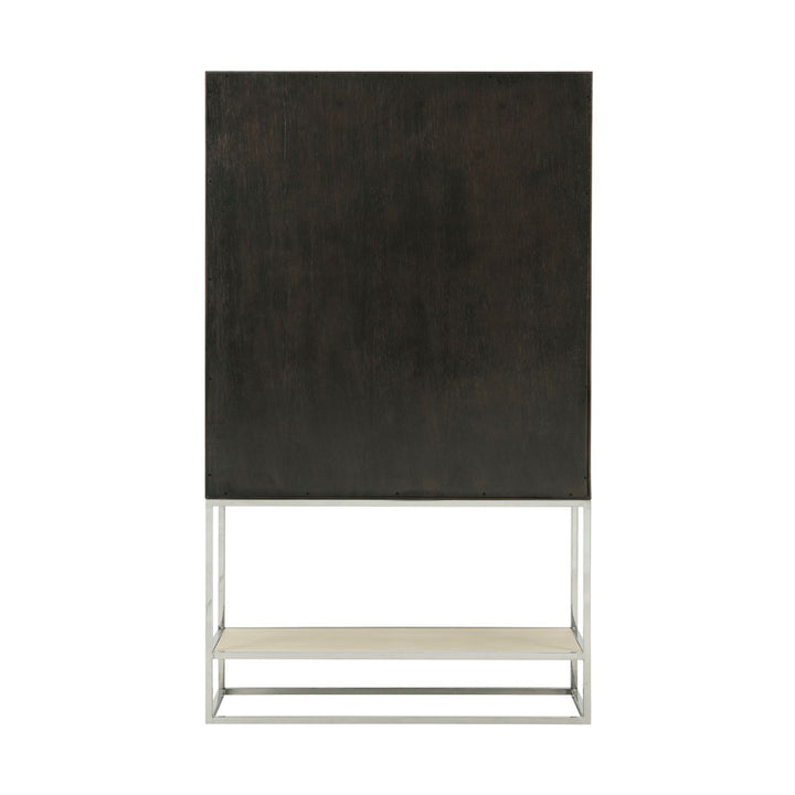Townsend Bar Cabinet in Overcast Ivory Shagreen