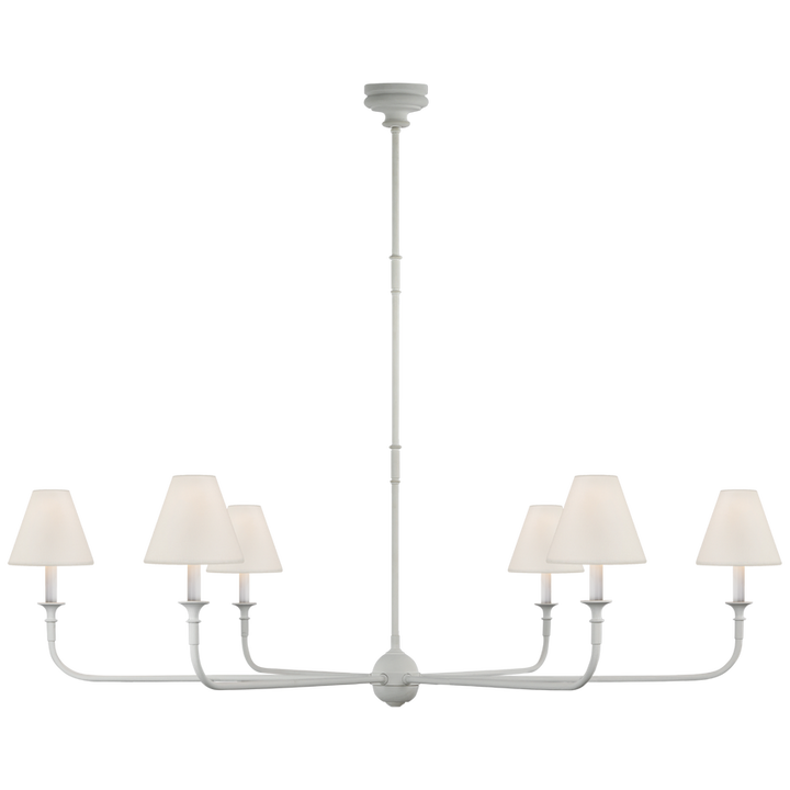 Piaf Grande Chandelier in Plaster White