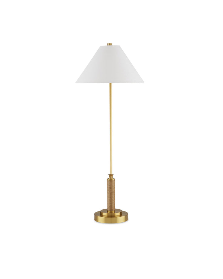 Ippolito Brass Console Lamp