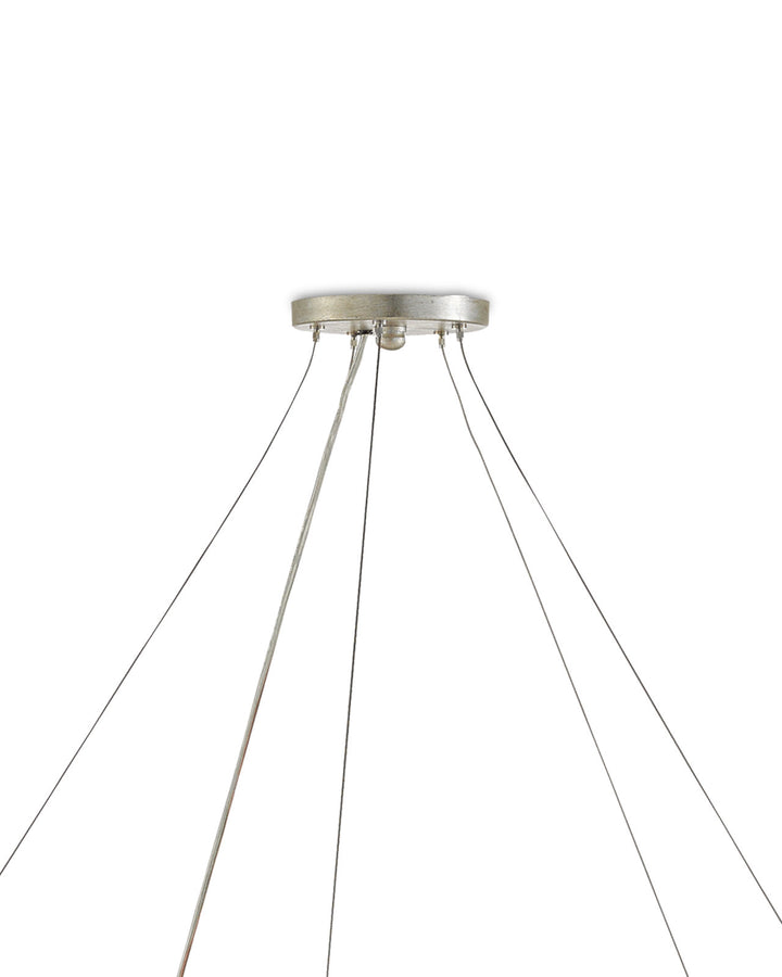 Ringmaster Silver Chandelier