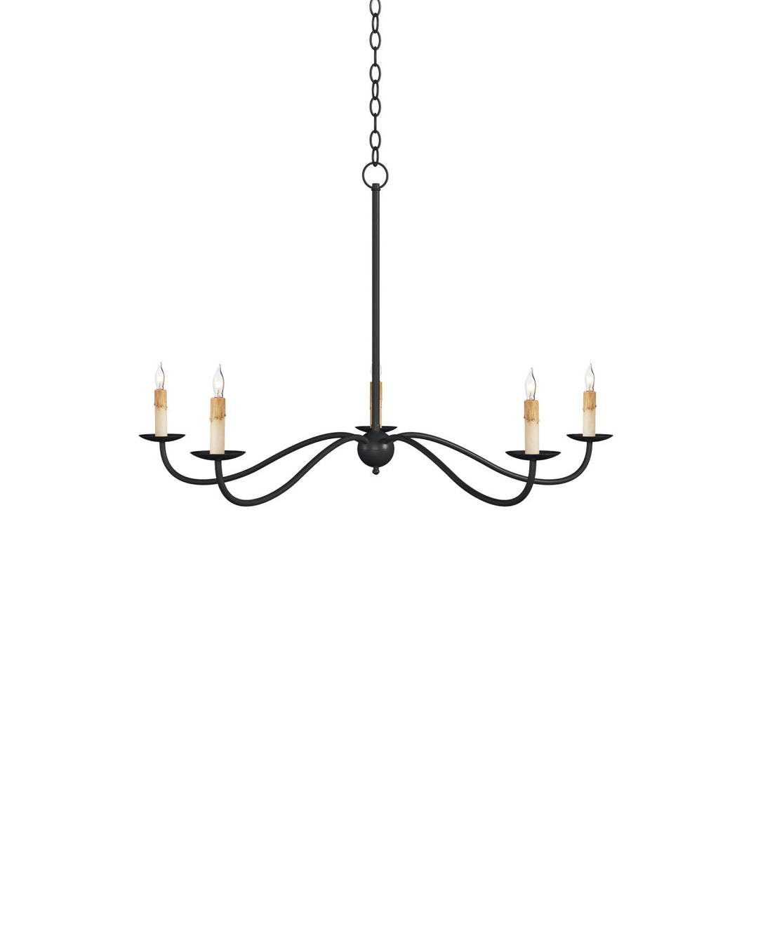 Saxon Small Black Chandelier