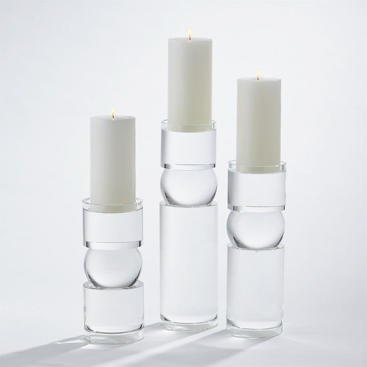 Bipolar Crystal Candleholder - Large
