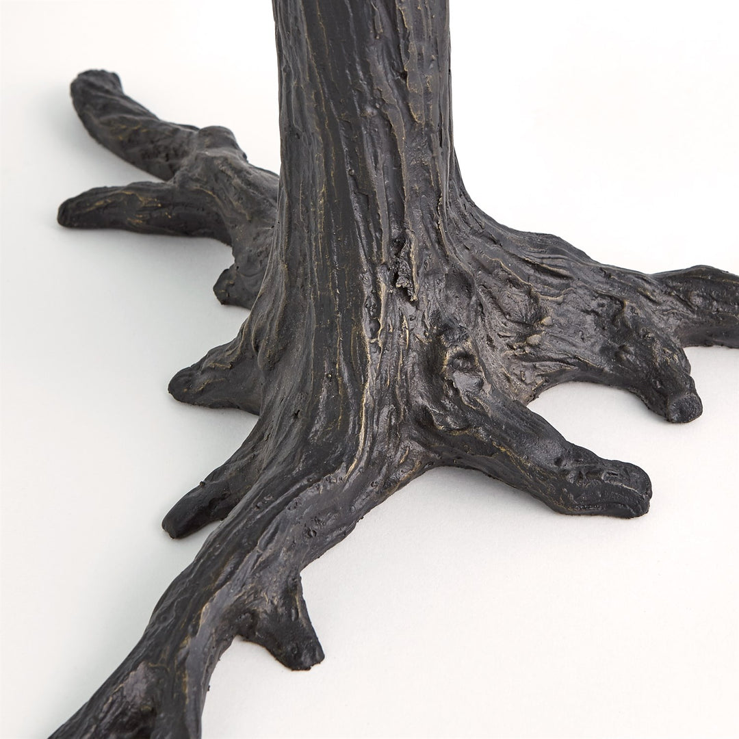 Black Faux Bois Side table