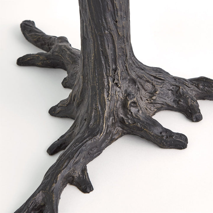 Black Faux Bois Side table
