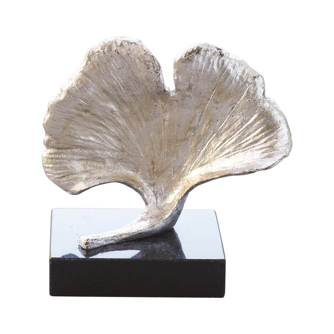 Ginkgo Leaf Objet - Silver