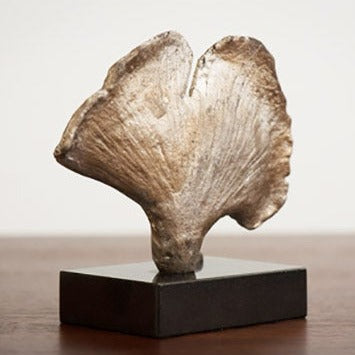Ginkgo Leaf Objet - Silver