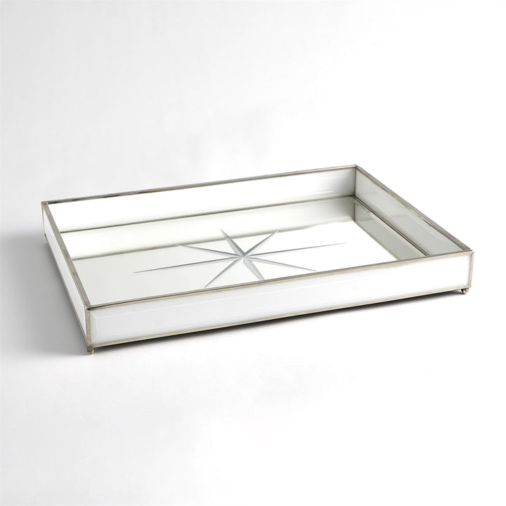 Compass Rose Tray - Nickel