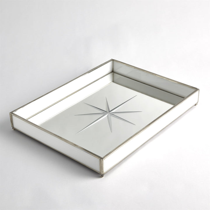 Compass Rose Tray - Nickel