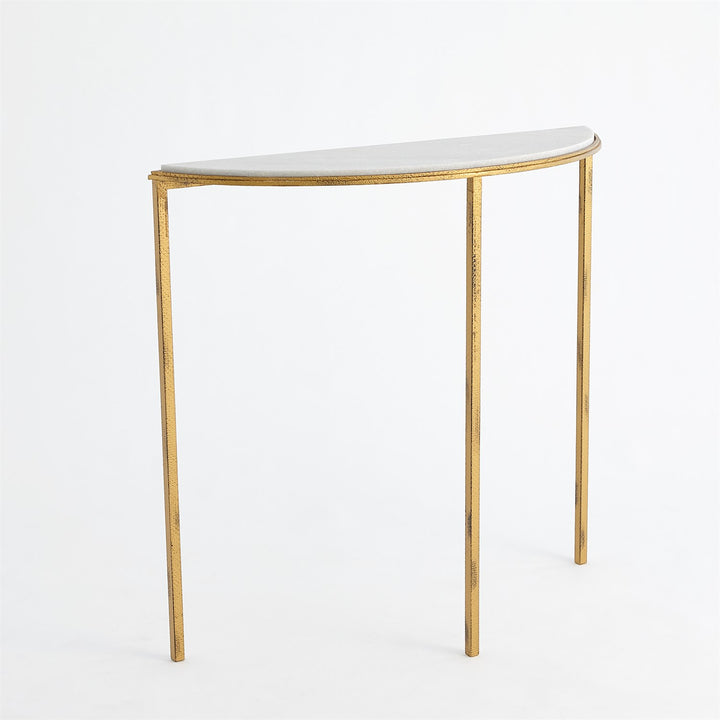 Hammered Gold Console