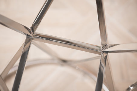 Aquarius Apex Accent Table with glass top