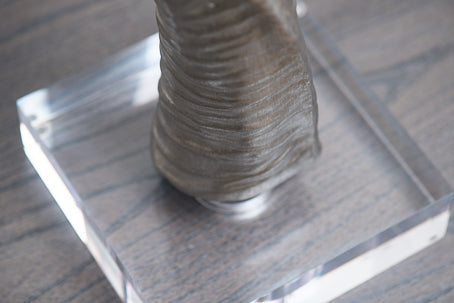 Safari Silver Horn Sculpture
