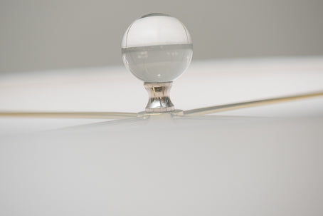 Kenilworth Blue and White Honeycomb Double Gourd Table Lamp