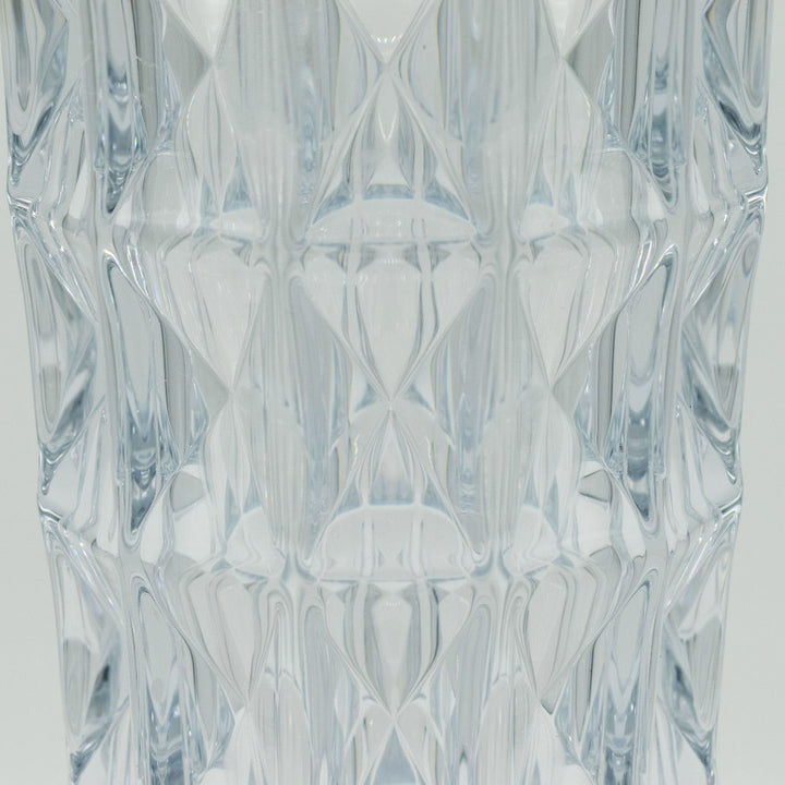William Crystal Faceted Vase