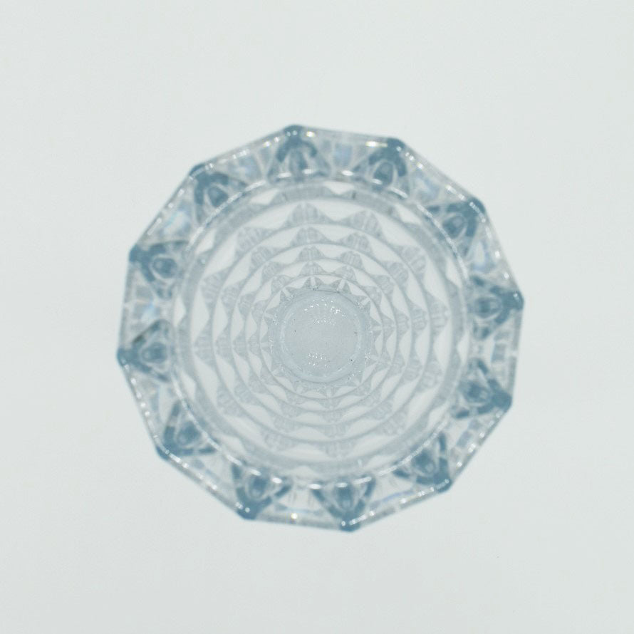 William Crystal Faceted Vase