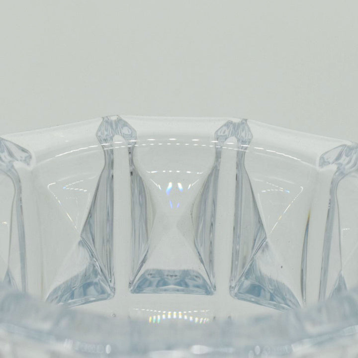 William Crystal Faceted Vase