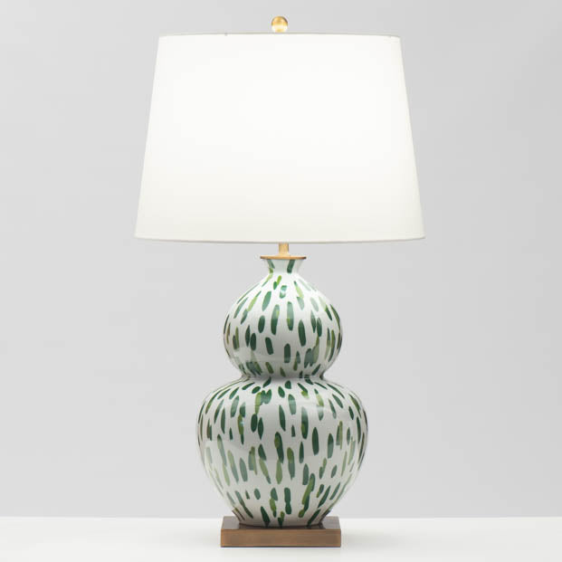 White shop gourd lamp