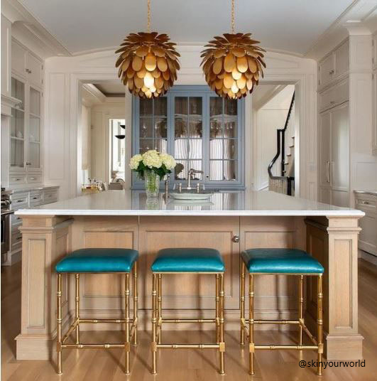 Cynara Large Chandelier in Gild