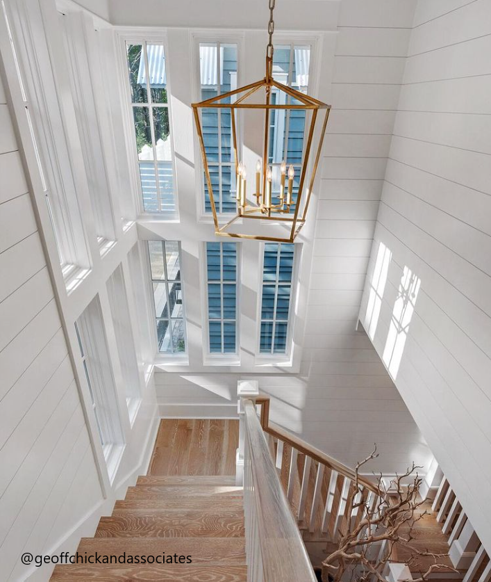 Darlana Large Lantern in Gilded Iron