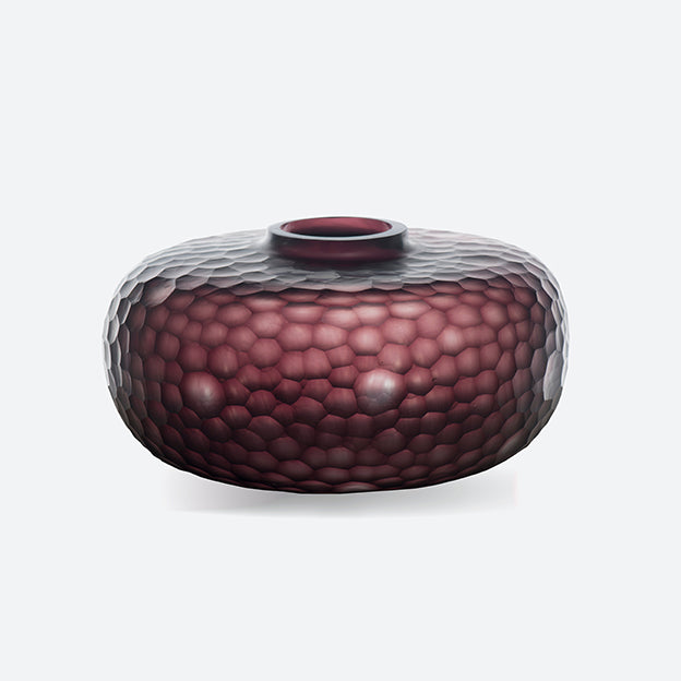 Pinot Chiselled Glass Vase