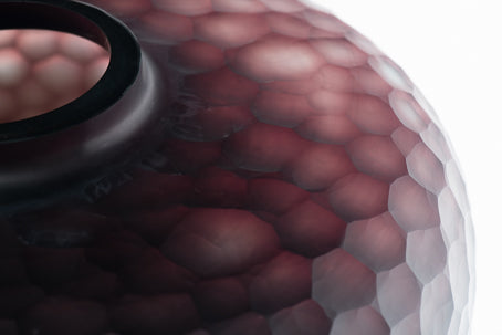 Pinot Chiselled Glass Vase