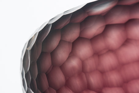 Pinot Chiselled Glass Vase