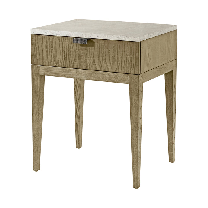 Catalina Single Drawer Nightstand in Dune Finish